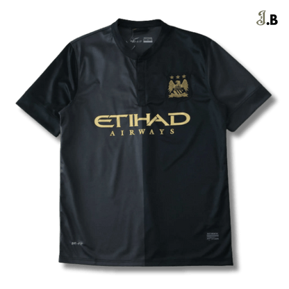 Manchester City 2013 Retro Black Away Jersey - JogaBonito - Jersey