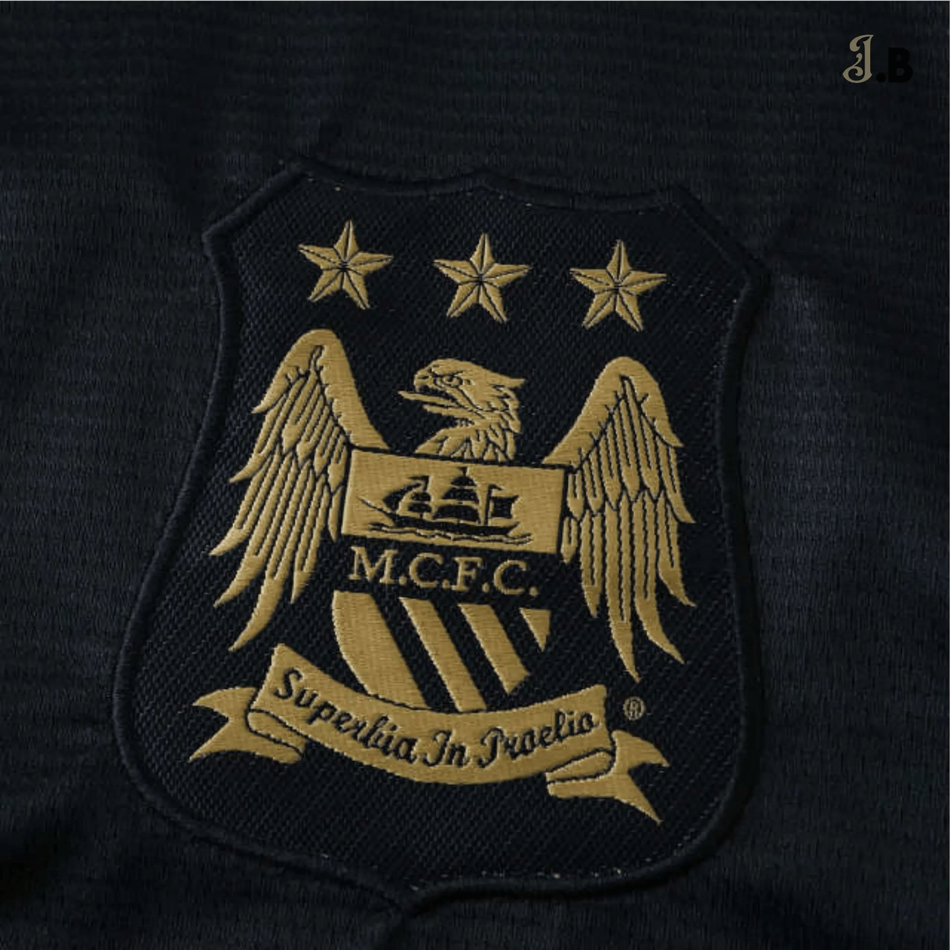 Manchester City 2013 Retro Black Away Jersey - JogaBonito - Jersey