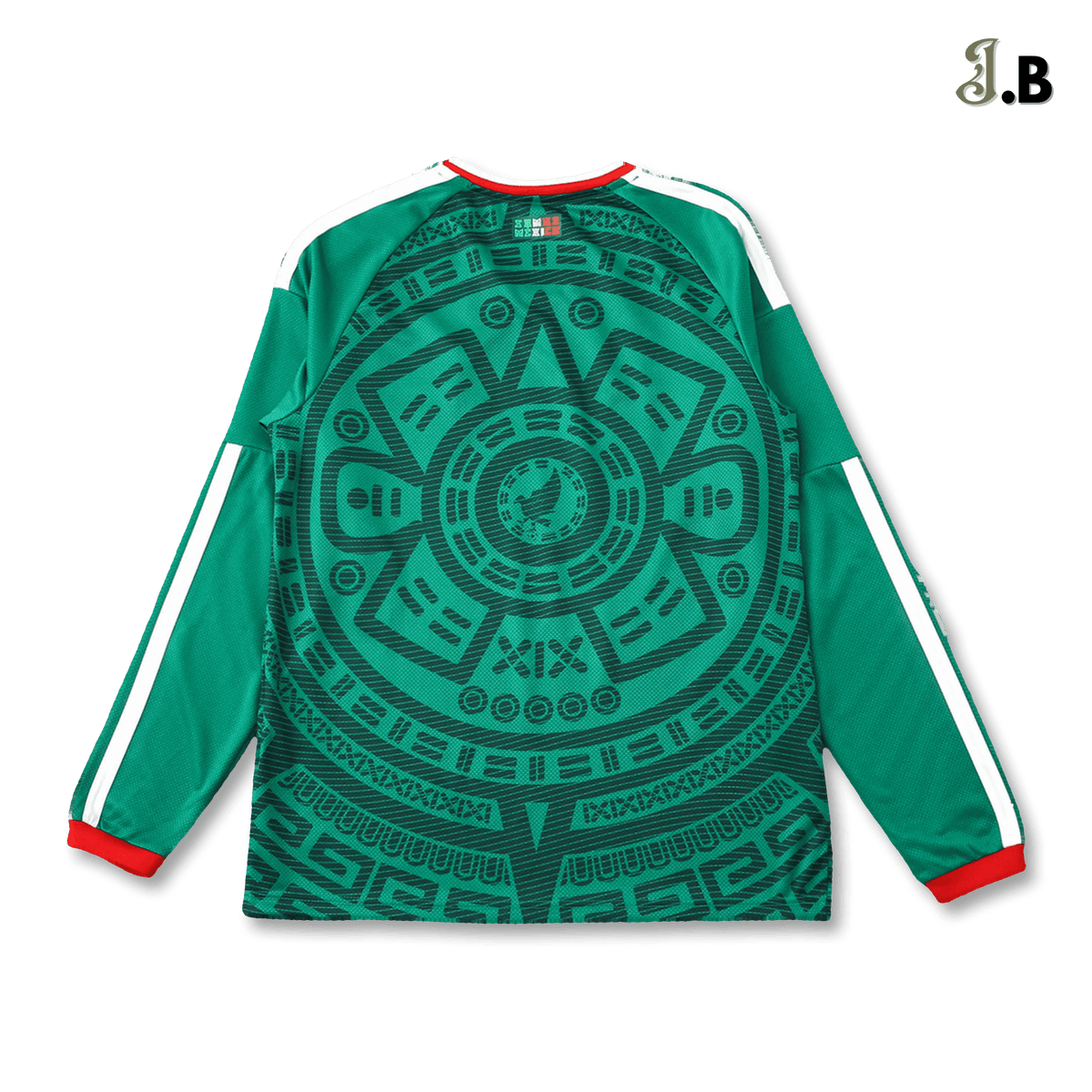 Mexico 2026 Aztec Edition Home Long Sleeve Jersey - JogaBonito - Long Sleeve Jersey