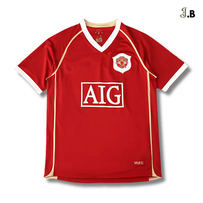 MUFC 07 Red Retro Home Jersey - JogaBonito - Jersey