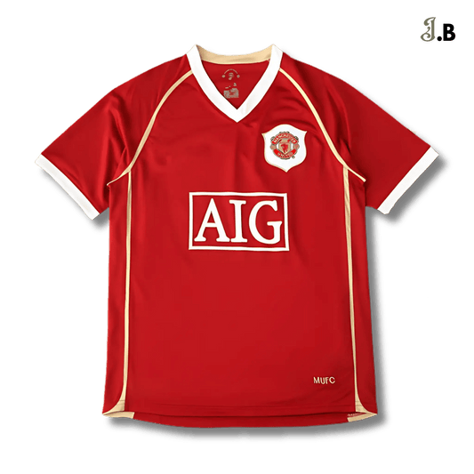 MUFC 07 Red Retro Home Jersey - JogaBonito - Jersey