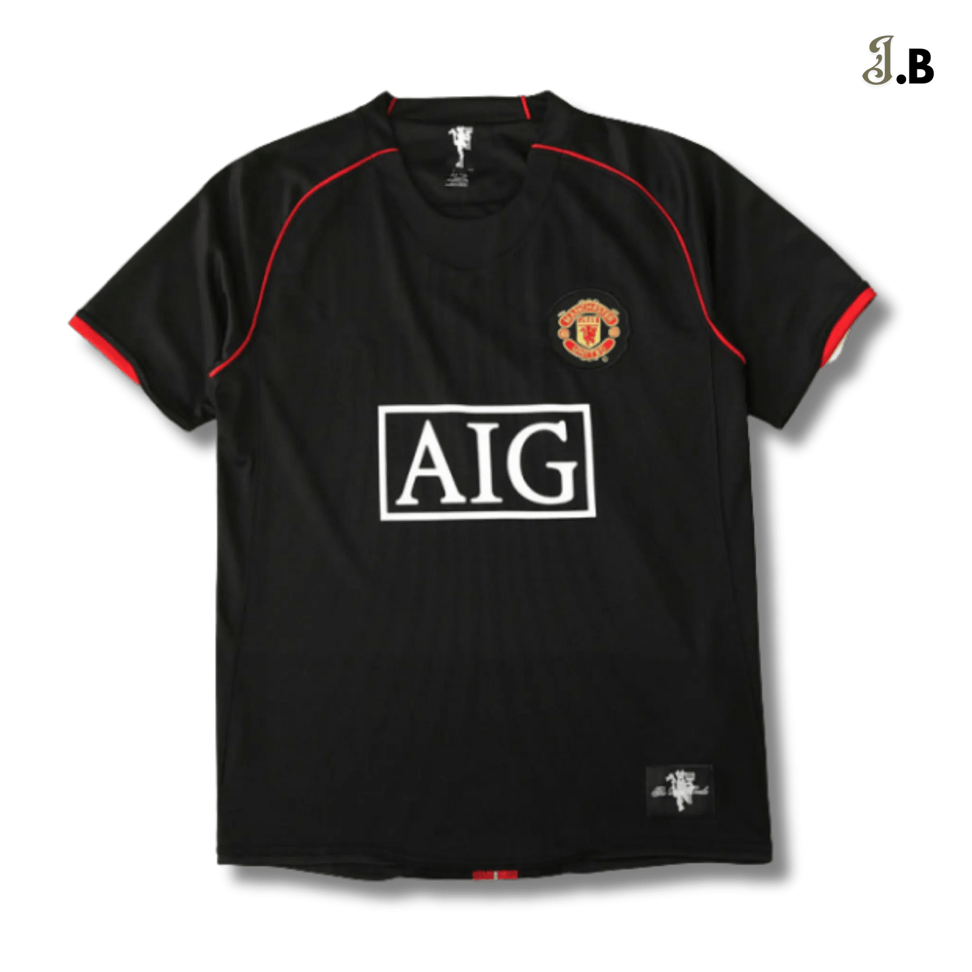 MUFC 08 Black Retro Away Jersey - JogaBonito - Jersey