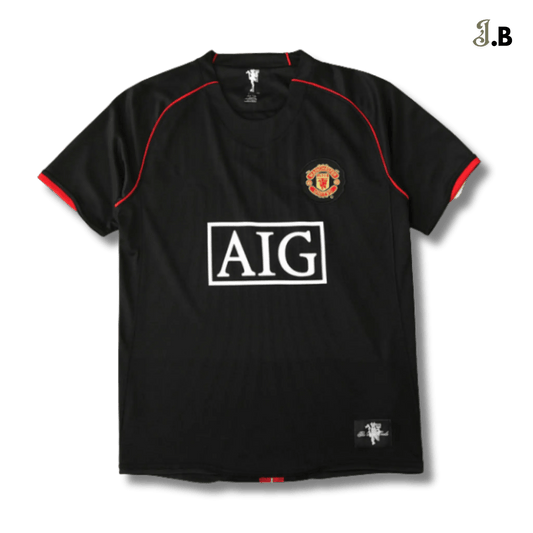 MUFC 08 Black Retro Away Jersey - JogaBonito - Jersey