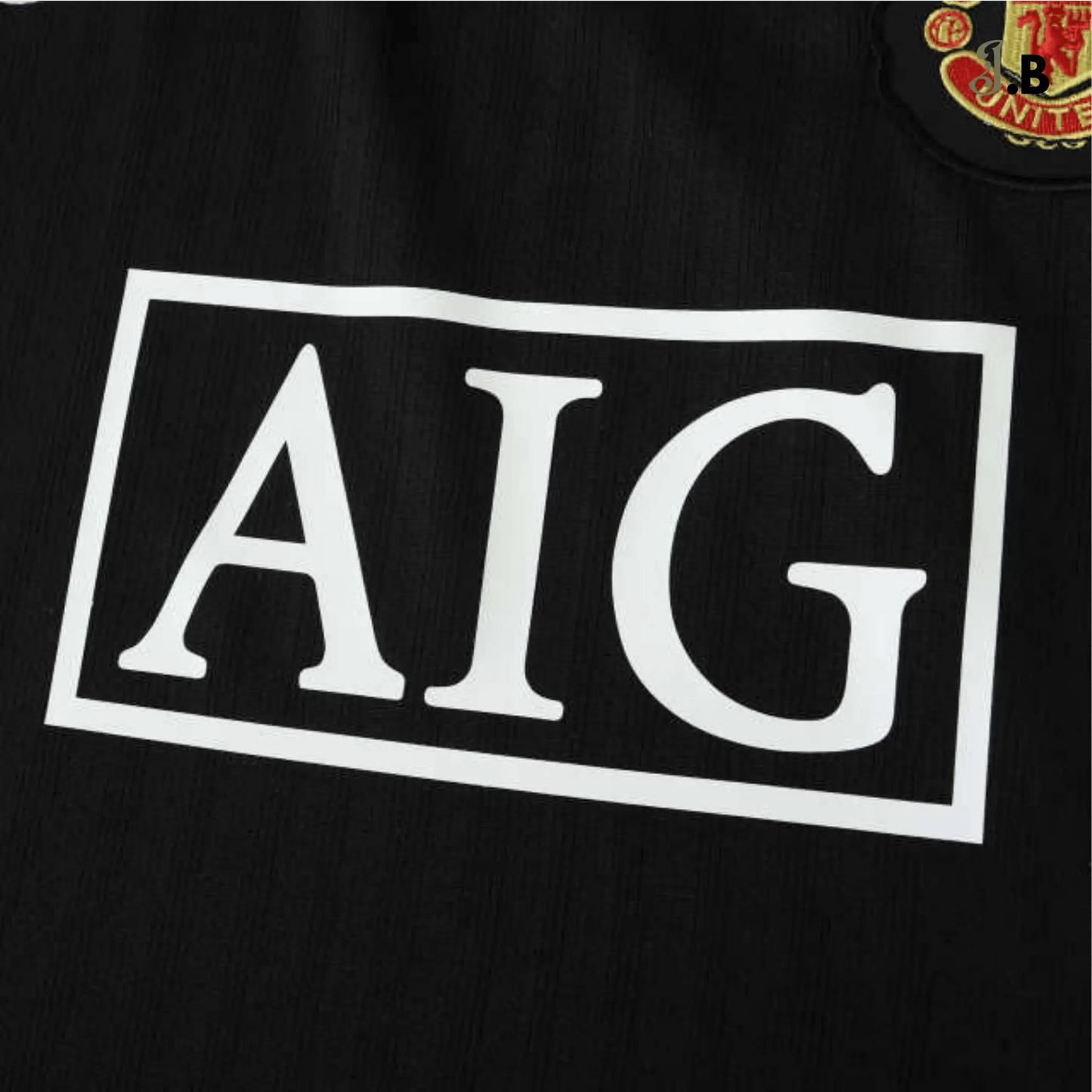MUFC 08 Black Retro Away Jersey - JogaBonito - Jersey