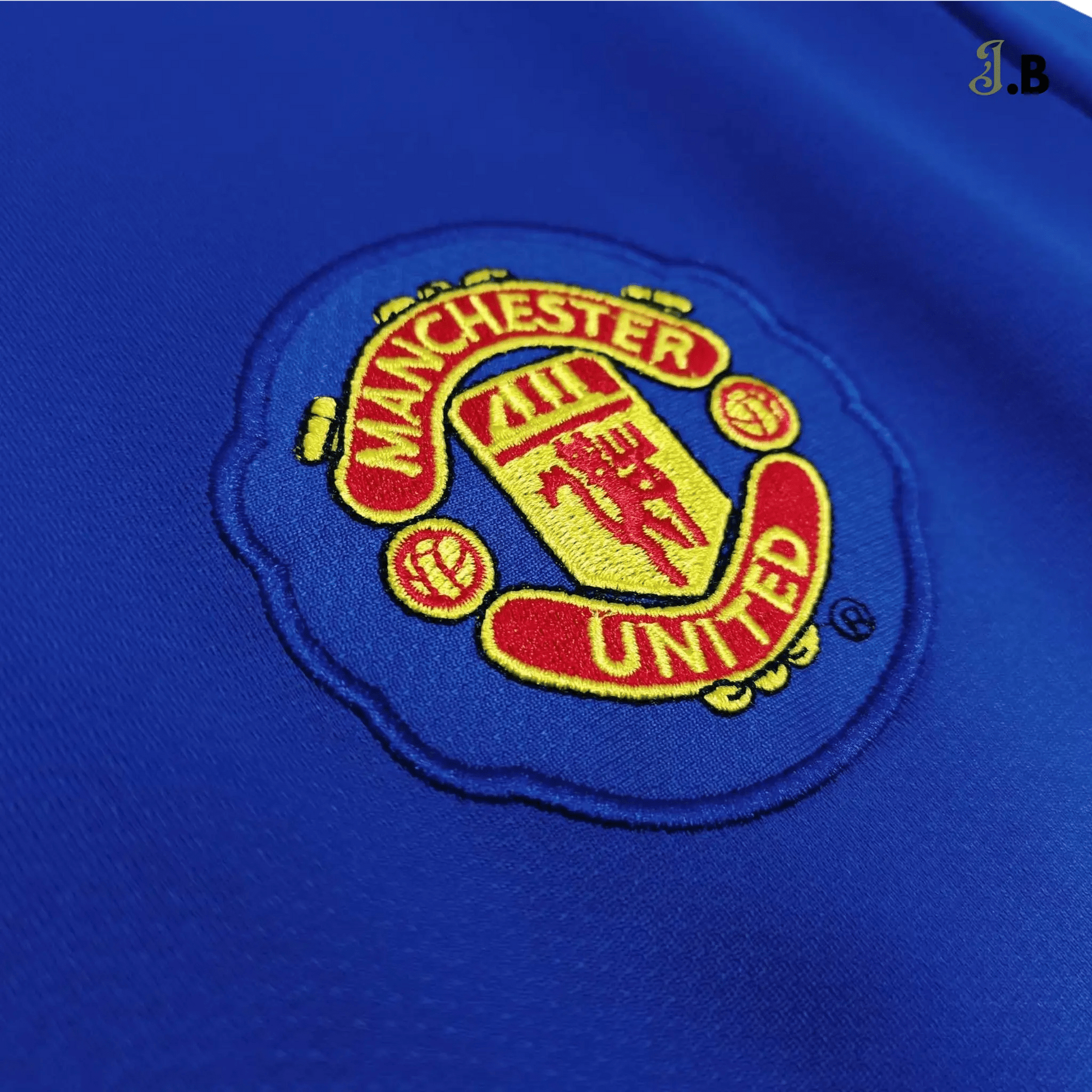 MUFC 08 Blue Vintage Third Long Sleeve - JogaBonito - Jersey