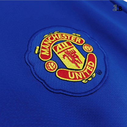 MUFC 08 Blue Vintage Third Long Sleeve - JogaBonito - Jersey