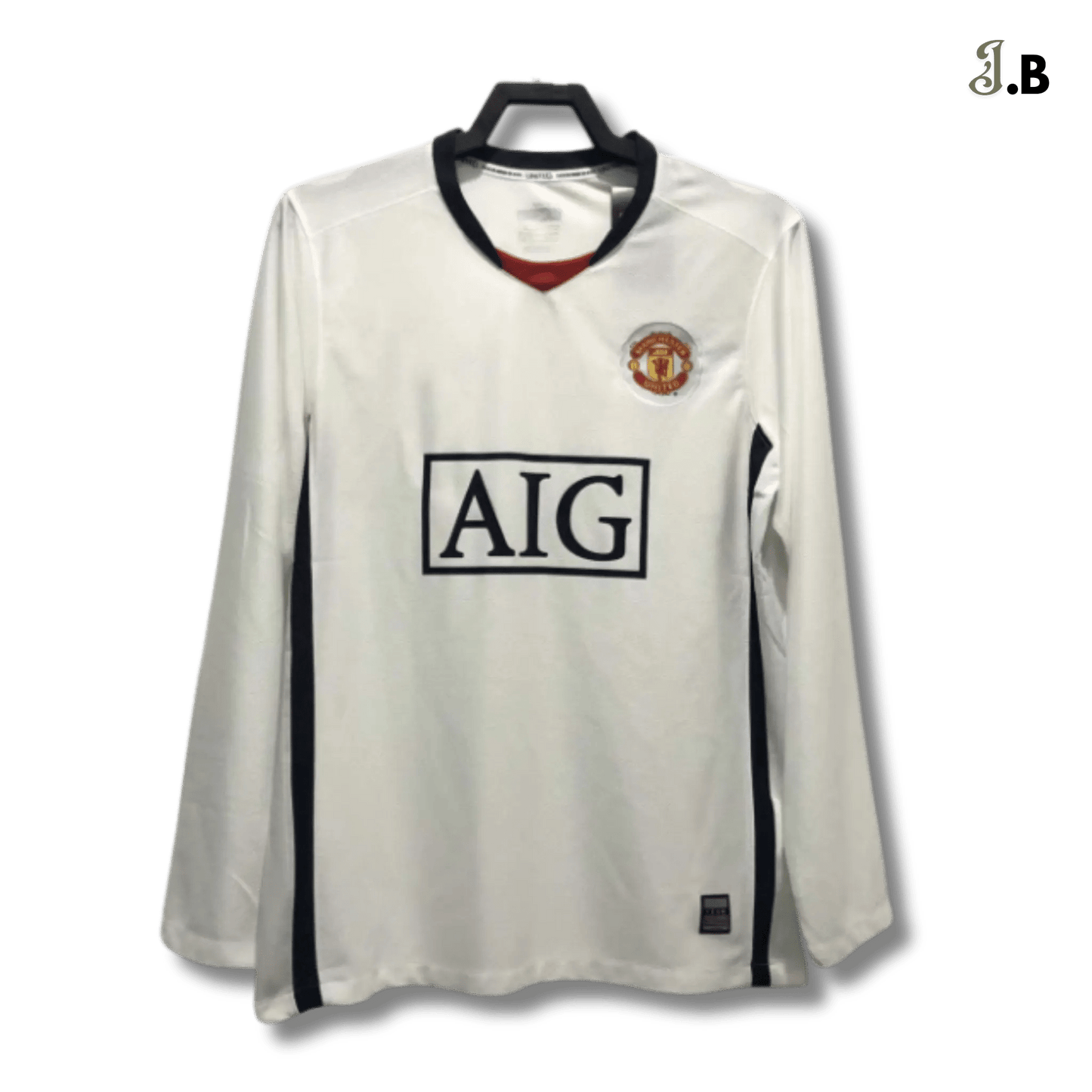 MUFC 08 White Vintage Long Sleeve - JogaBonito - Jersey