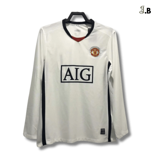 MUFC 08 White Vintage Long Sleeve - JogaBonito - Jersey