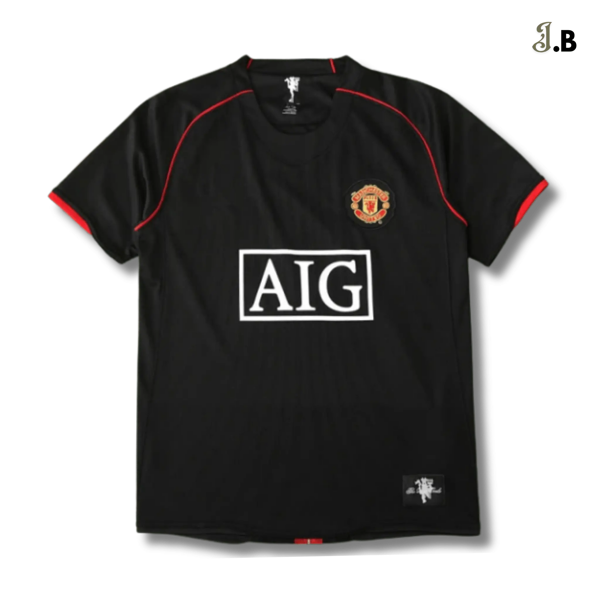 MUFC Black 2007 Retro Jersey JogaBonito