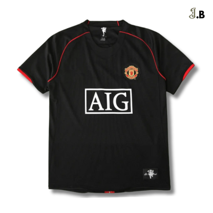 MUFC Black 2007 Retro Jersey JogaBonito