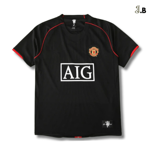 MUFC Black 2007 Retro Jersey JogaBonito