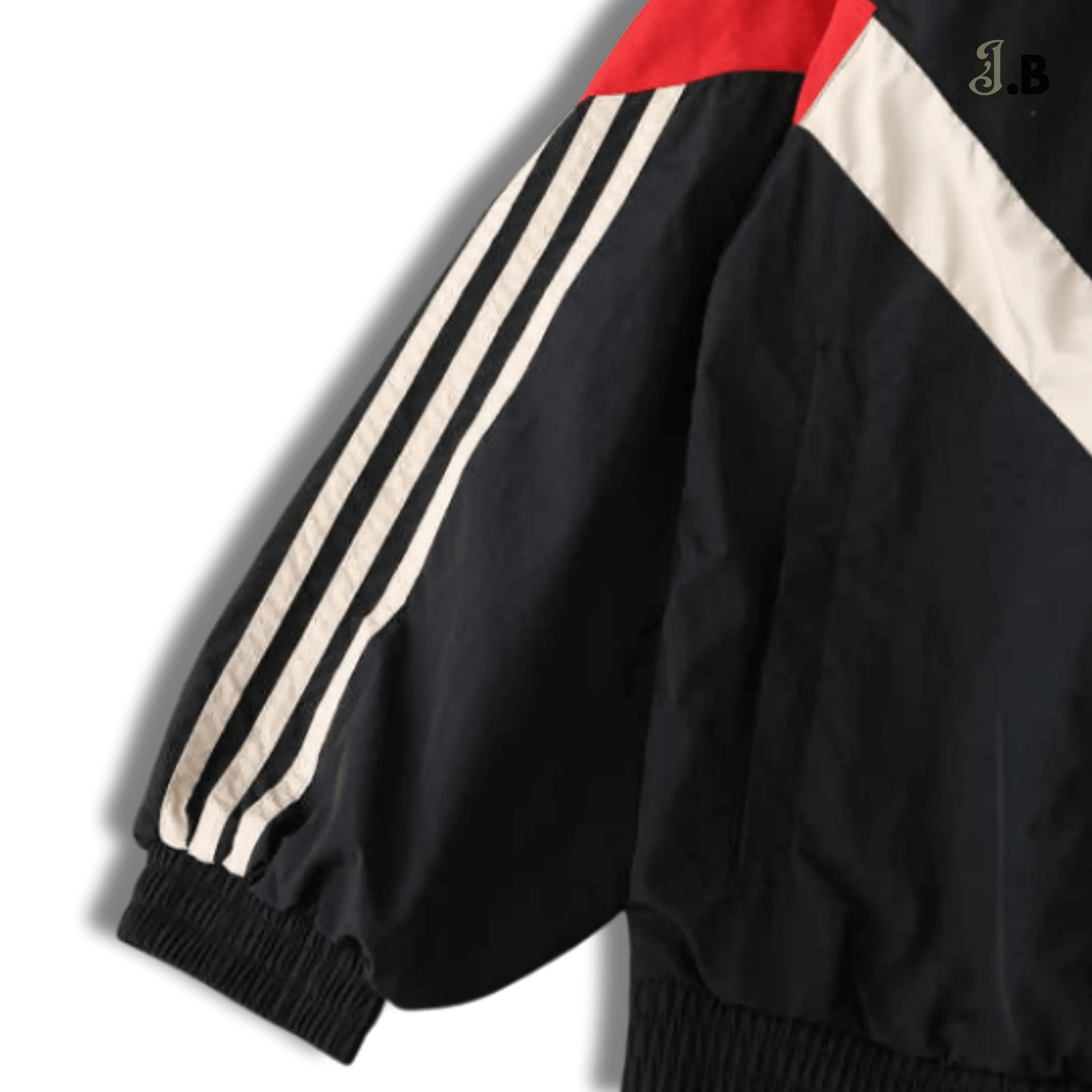 MUFC Vintage Black/Red Devil Windbreaker - JogaBonito - Jersey