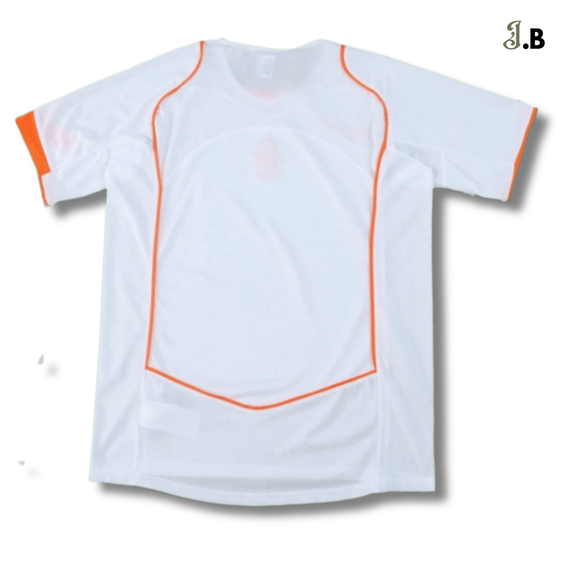Netherlands Vintage 04 Away Fan Version White Jersey - JogaBonito - Jersey