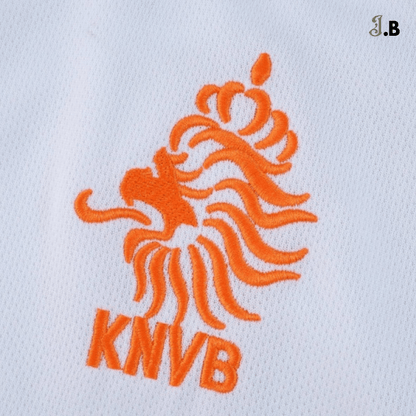 Netherlands Vintage 04 Away Fan Version White Jersey - JogaBonito - Jersey