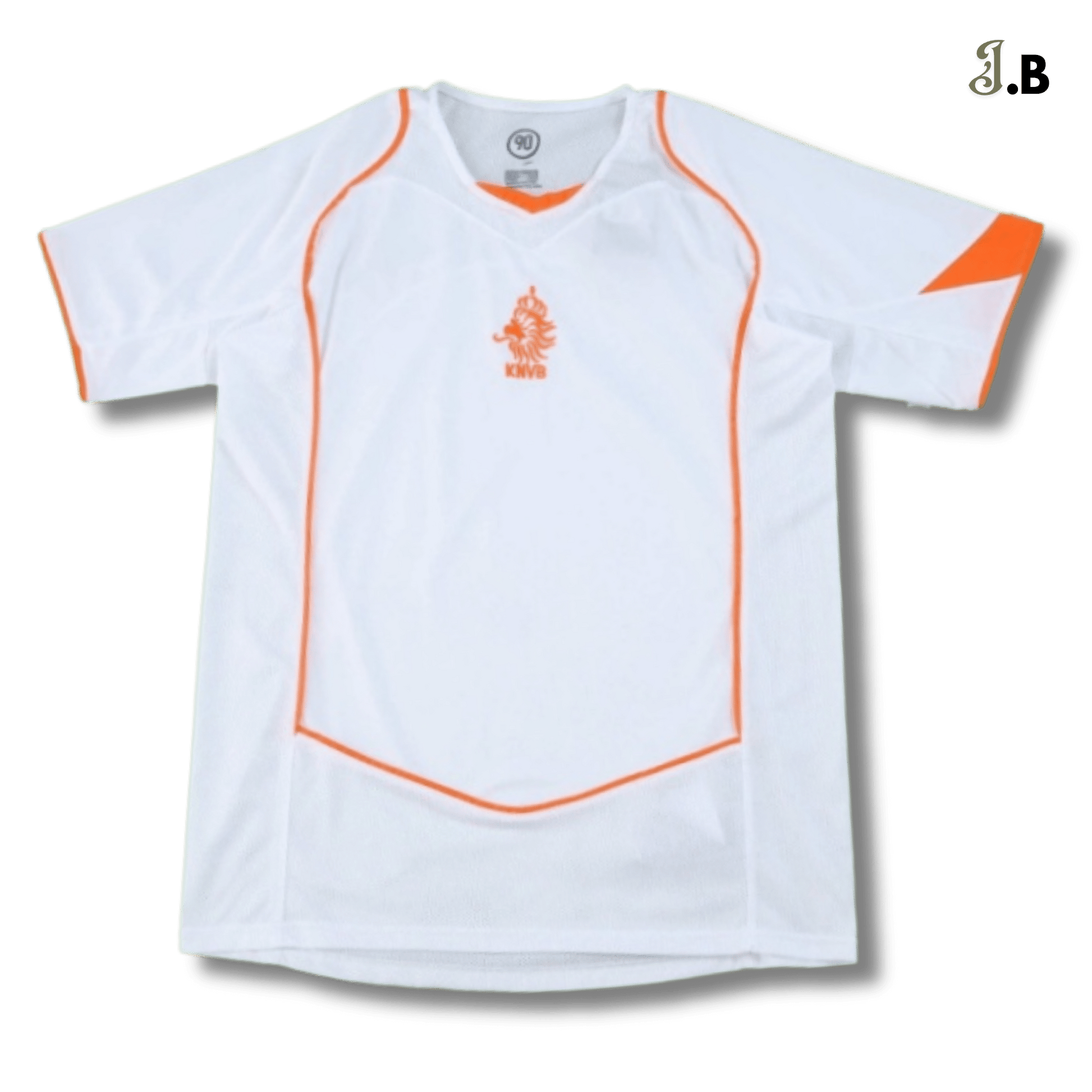 Netherlands Vintage 04 Away Fan Version White Jersey - JogaBonito - Jersey