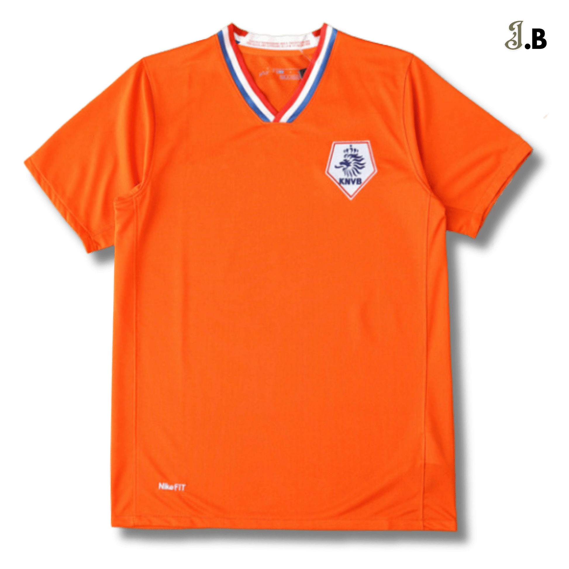 Netherlands Vintage 08 Home Fan Version Orange Jersey - JogaBonito - Jersey
