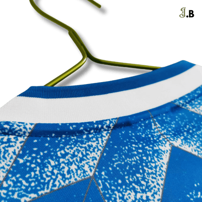 Netherlands Vintage 88 Away Fan Version Blue Jersey - JogaBonito - Jersey