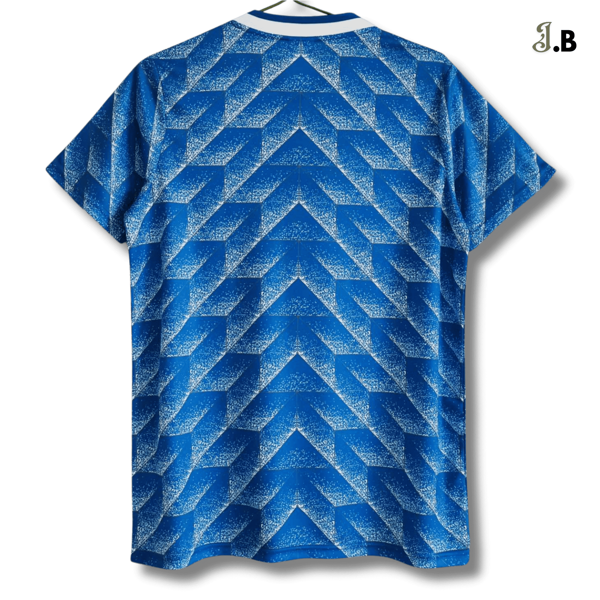 Netherlands Vintage 88 Away Fan Version Blue Jersey - JogaBonito - Jersey