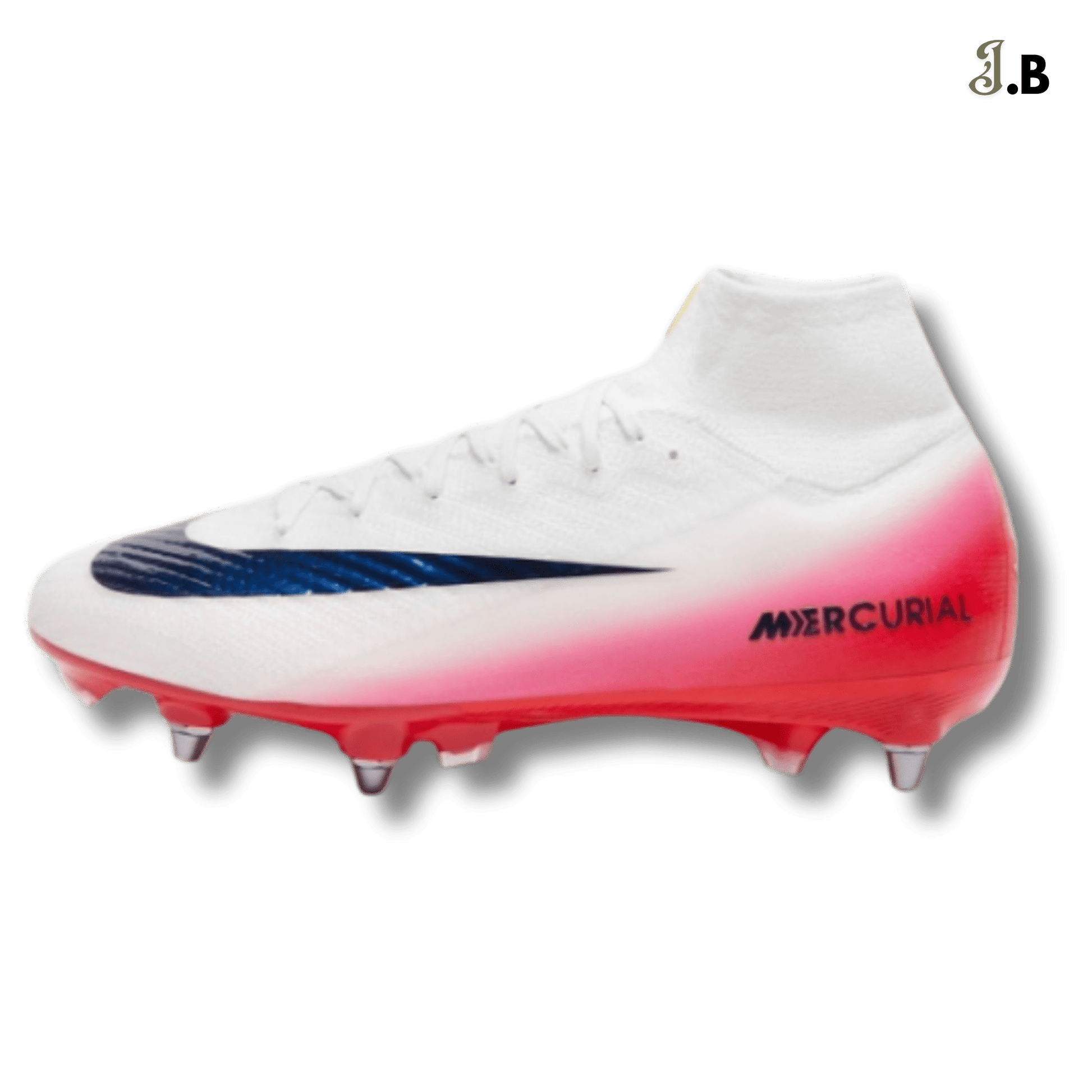 Nike Air Zoom Mercurial Superfly 16 Elite SG Cleats White/Red - JogaBonito - Cleat