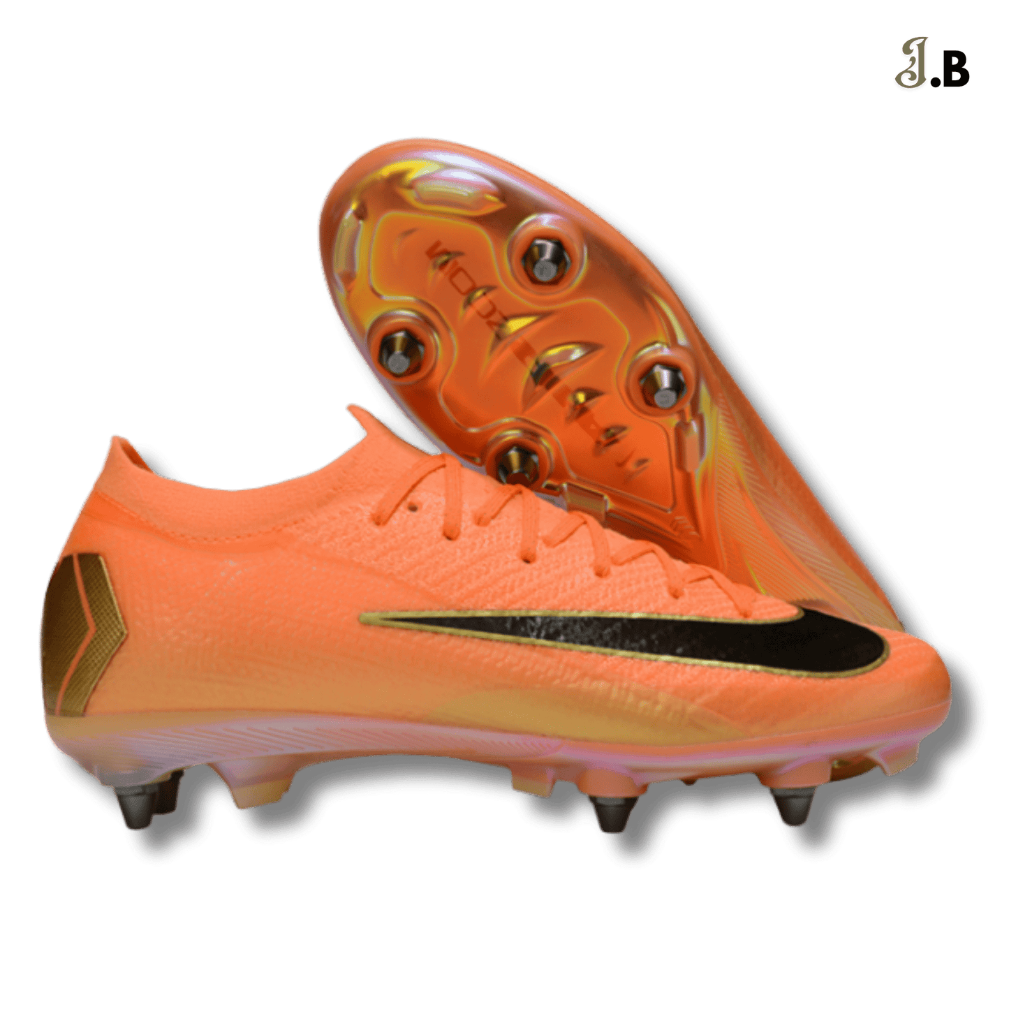 Nike Air Zoom Mercurial Vapor 16 Elite XXV SG Cleats Orange/Black - JogaBonito - Cleat