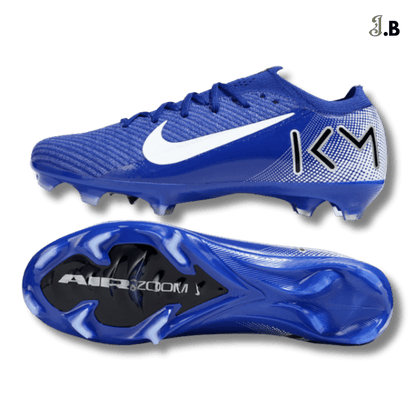 Nike Blue/White Bonded Pack Air Zoom Mercurial Superfly LX Elite FG Cleats - JogaBonito - Athletic Shoes