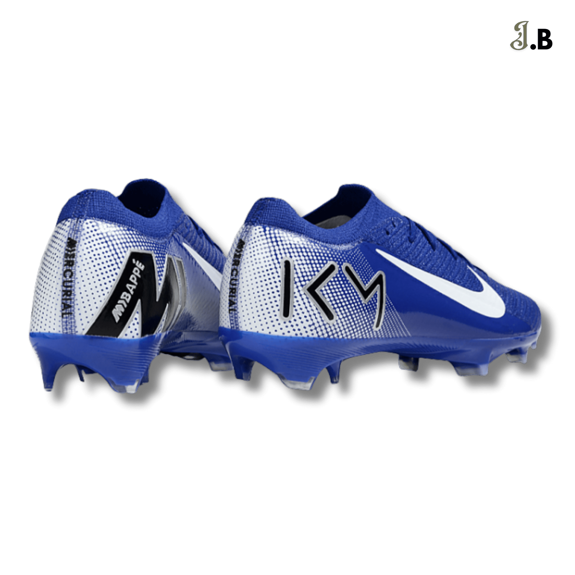 Nike Blue/White Bonded Pack Air Zoom Mercurial Superfly LX Elite FG Cleats - JogaBonito - Athletic Shoes