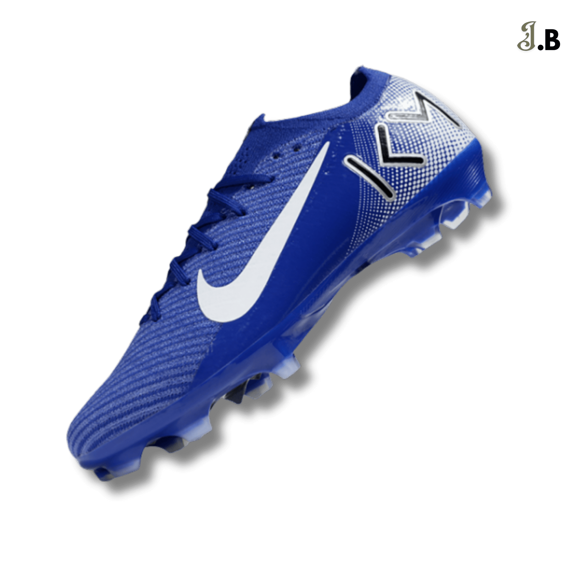 Nike Blue/White Bonded Pack Air Zoom Mercurial Superfly LX Elite FG Cleats - JogaBonito - Athletic Shoes