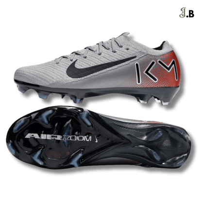 Nike Grey Bonded Pack Air Zoom Mercurial Vapor XV Elite FG Cleats - JogaBonito - Athletic Shoes
