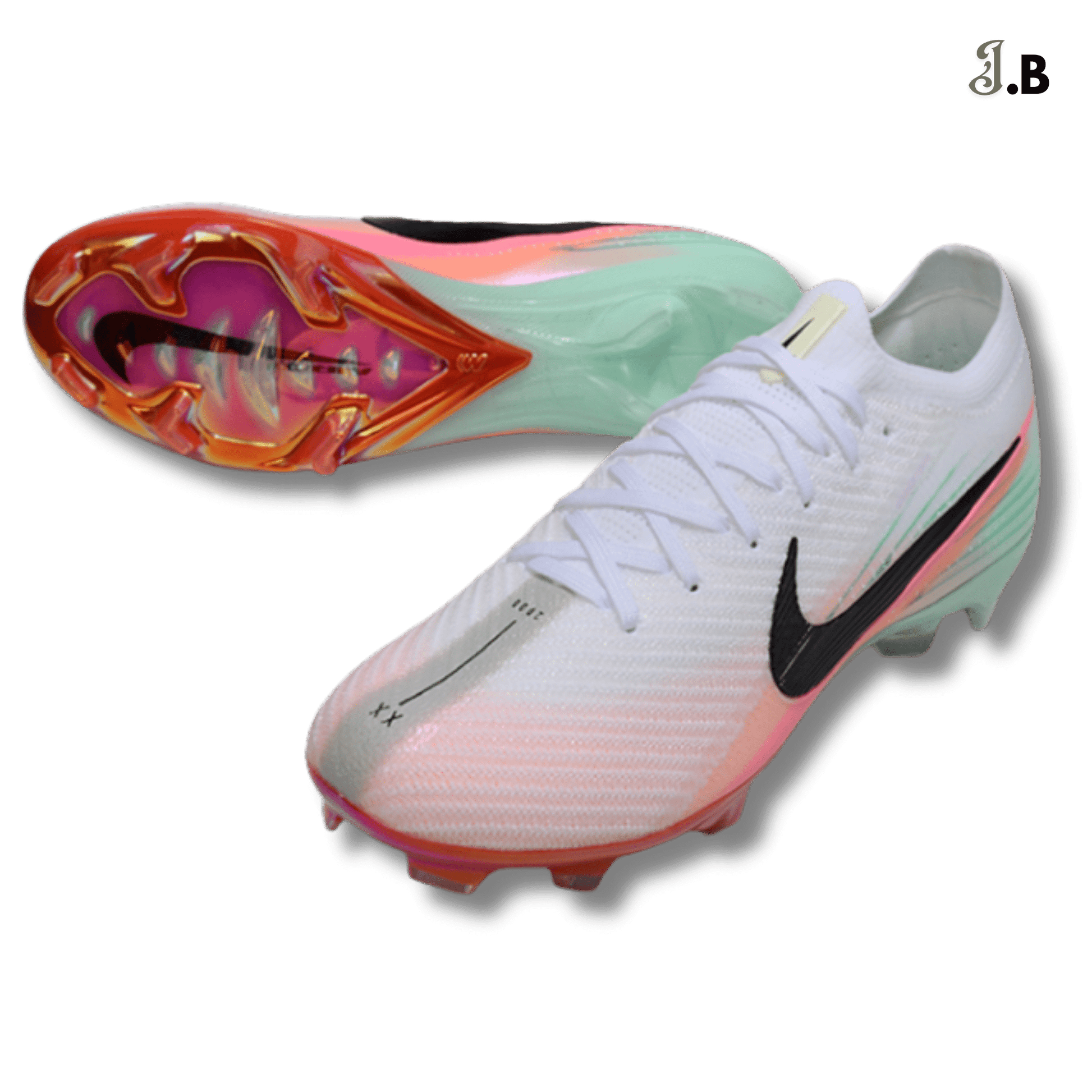 Nike Mercurial Vapor Elite Gray/Blue Cleats - JogaBonito - Athletic Shoes