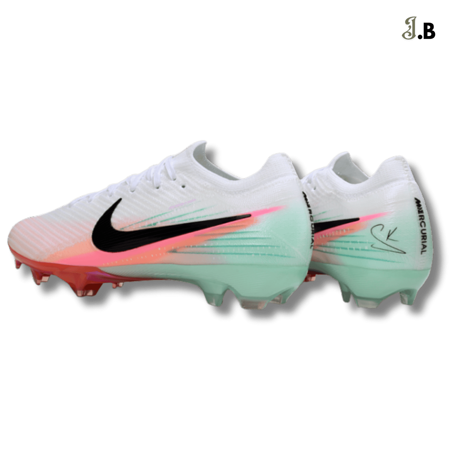 Nike Mercurial Vapor Elite Gray/Blue Cleats - JogaBonito - Athletic Shoes
