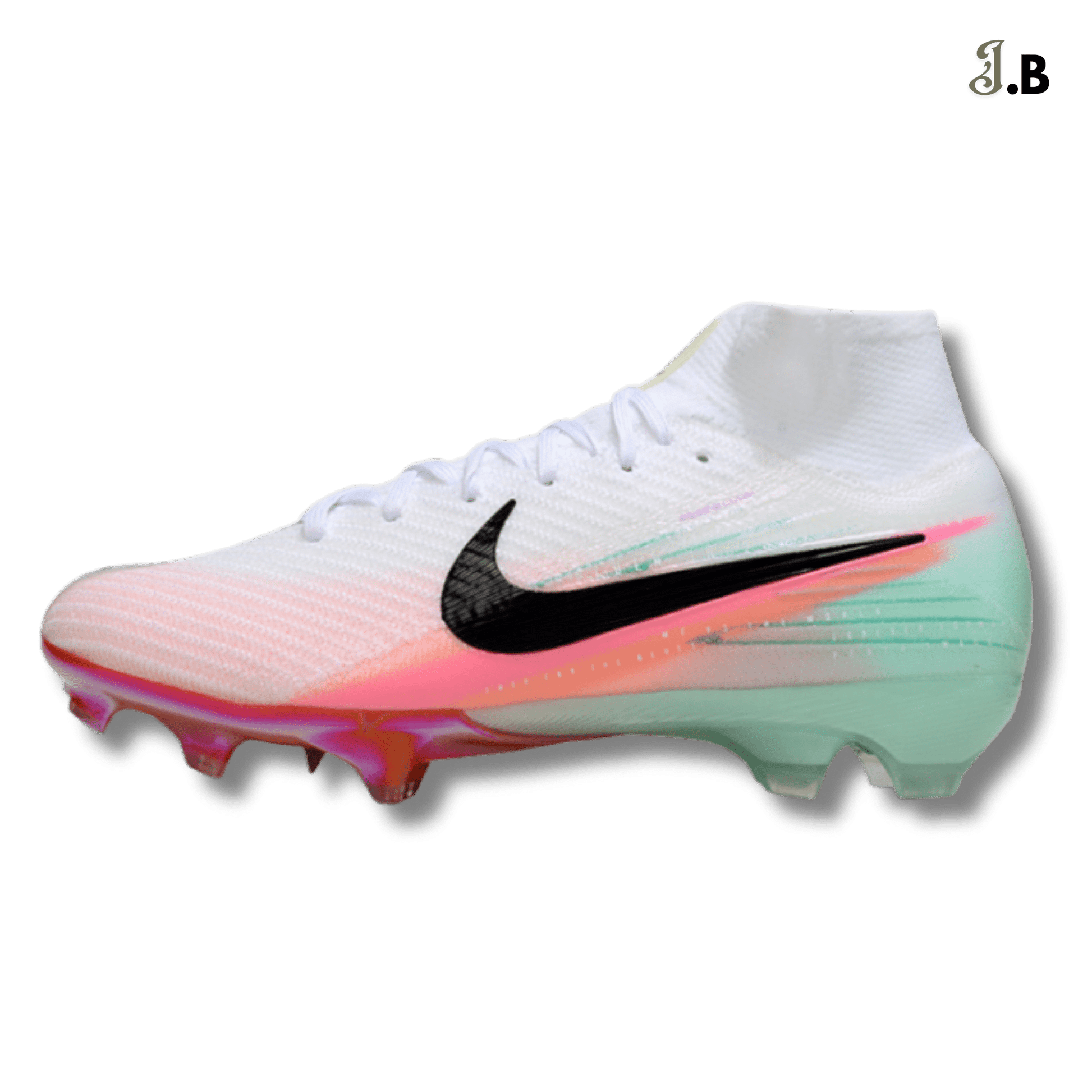 Nike Mercurial Vapor Elite Gray/Blue Sock Cleats - JogaBonito - Athletic Shoes