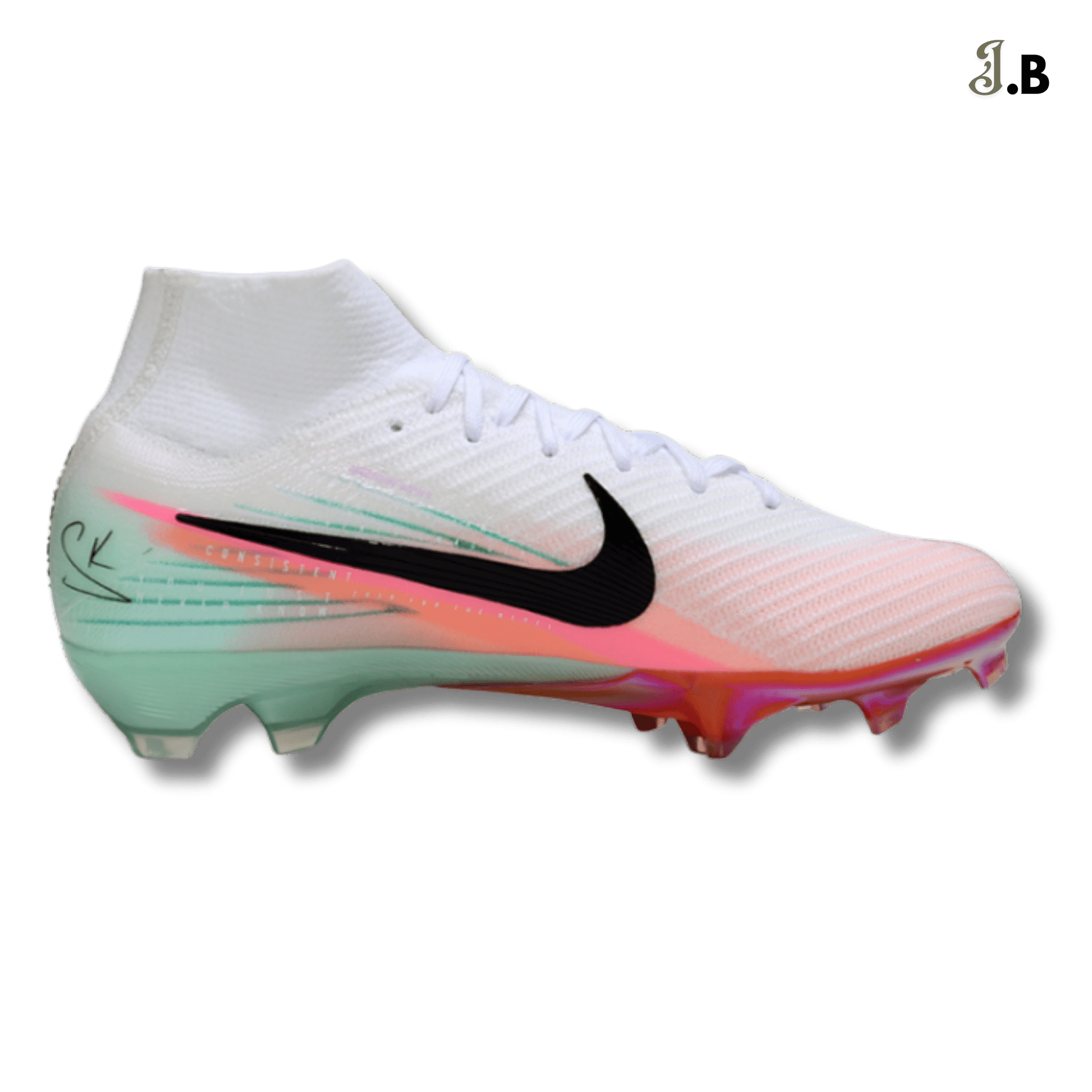 Nike Mercurial Vapor Elite Gray/Blue Sock Cleats - JogaBonito - Athletic Shoes