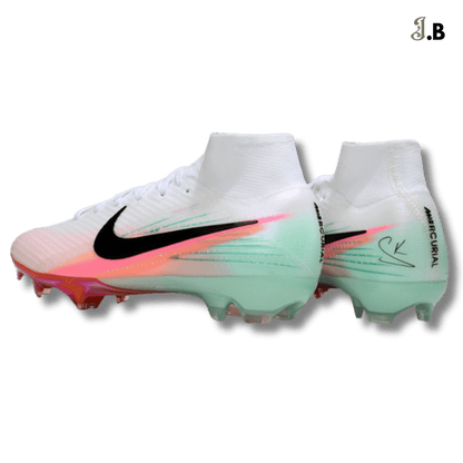 Nike Mercurial Vapor Elite Gray/Blue Sock Cleats - JogaBonito - Athletic Shoes