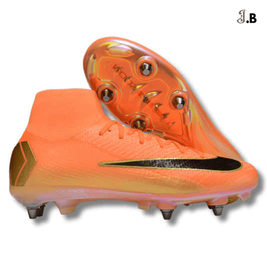 Nike Mercurial Vapor Elite Orange/Black Cleats - JogaBonito - Athletic Shoes