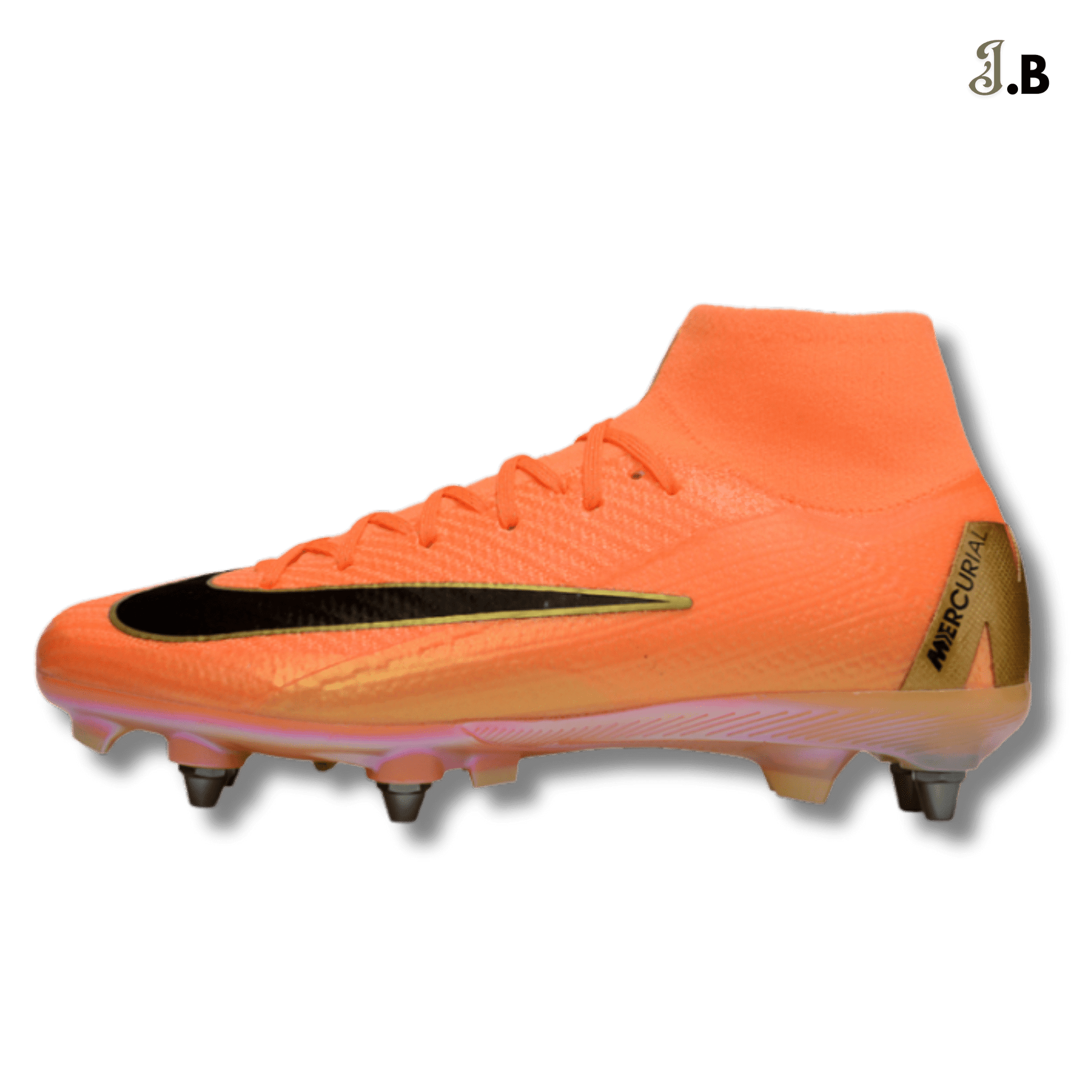 Nike Mercurial Vapor Elite Orange/Black Cleats - JogaBonito - Athletic Shoes