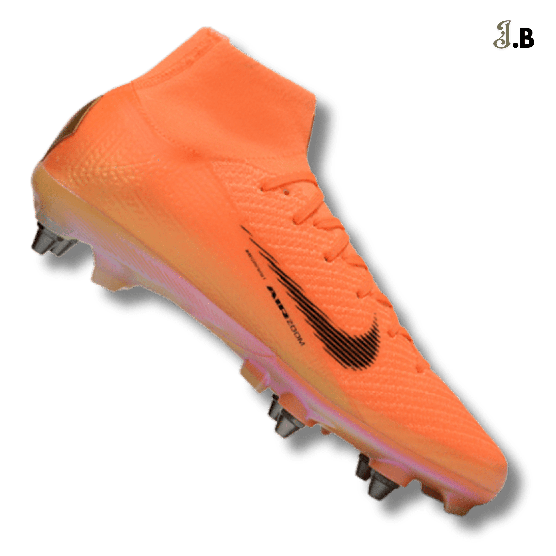 Nike Mercurial Vapor Elite Orange/Black Cleats - JogaBonito - Athletic Shoes