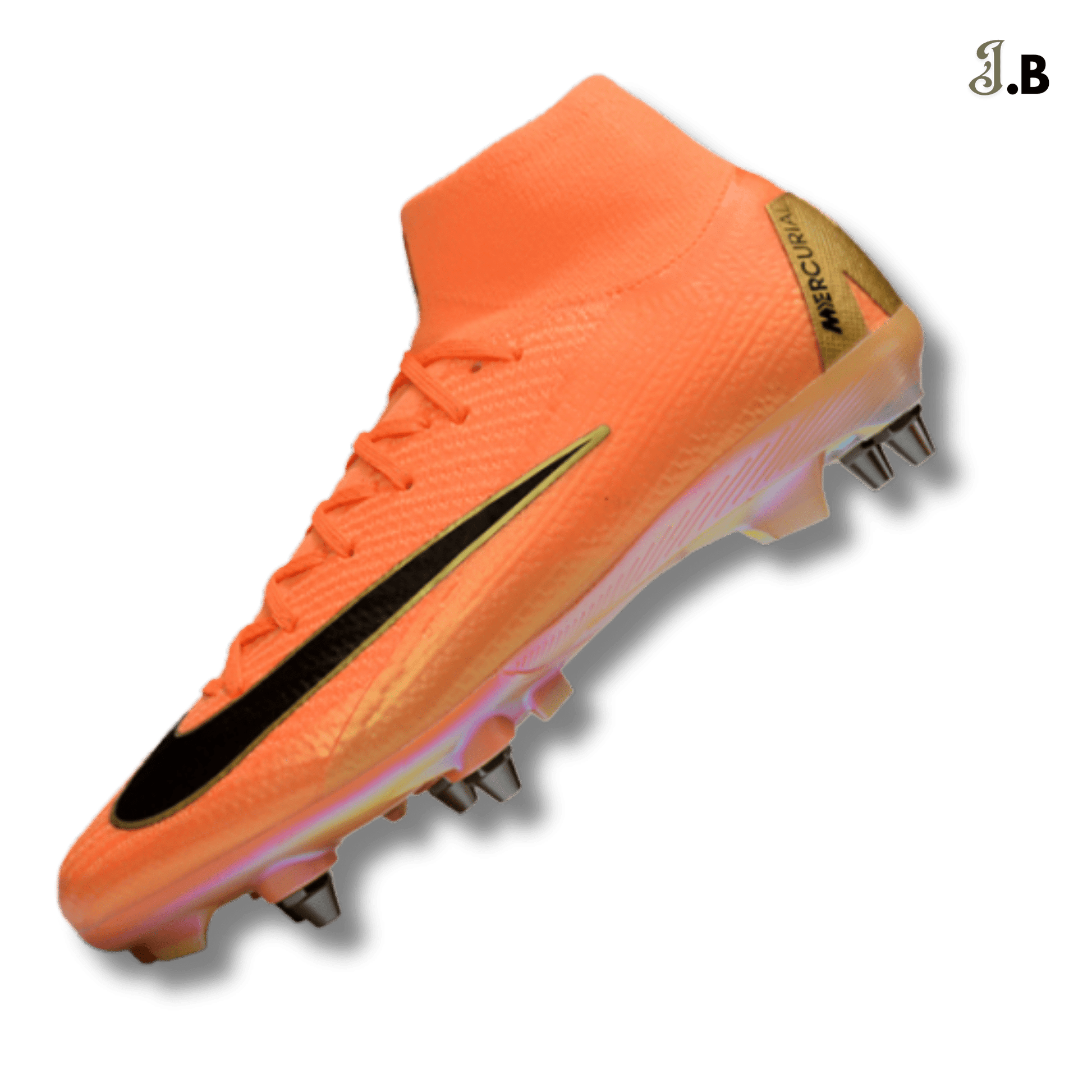 Nike Mercurial Vapor Elite Orange/Black Cleats - JogaBonito - Athletic Shoes
