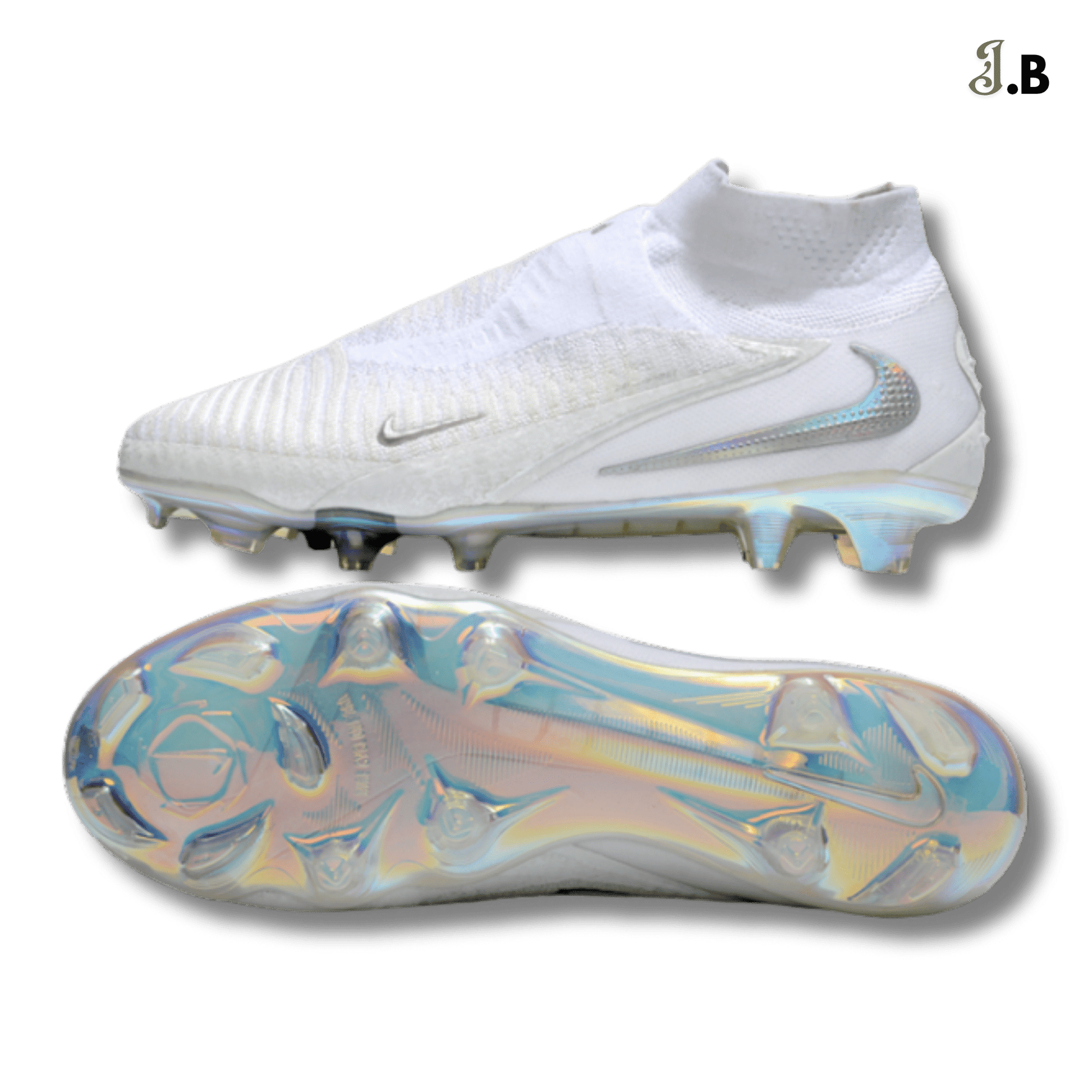 Nike Phantom 6 GX Elite FG Pearly White Cleats - JogaBonito - Athletic Shoes