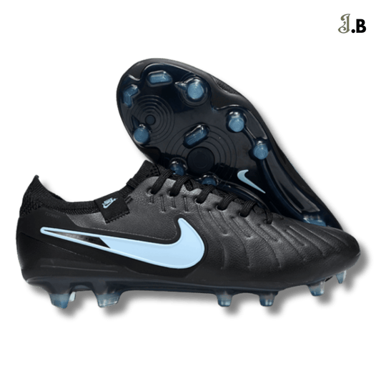 Nike Tiempo Legend Academy X Black/Light Blue TF Cleats - JogaBonito - Athletic Shoes