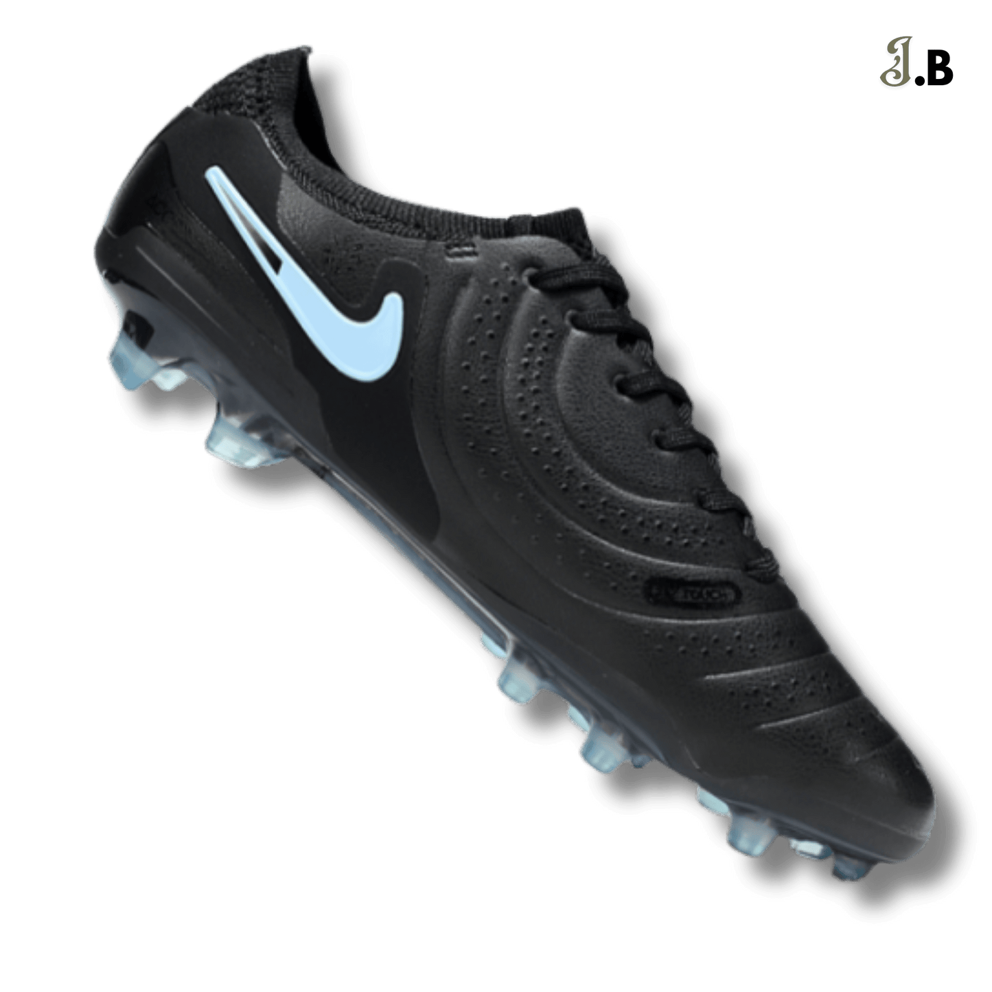 Nike Tiempo Legend Academy X Black/Light Blue TF Cleats - JogaBonito - Athletic Shoes