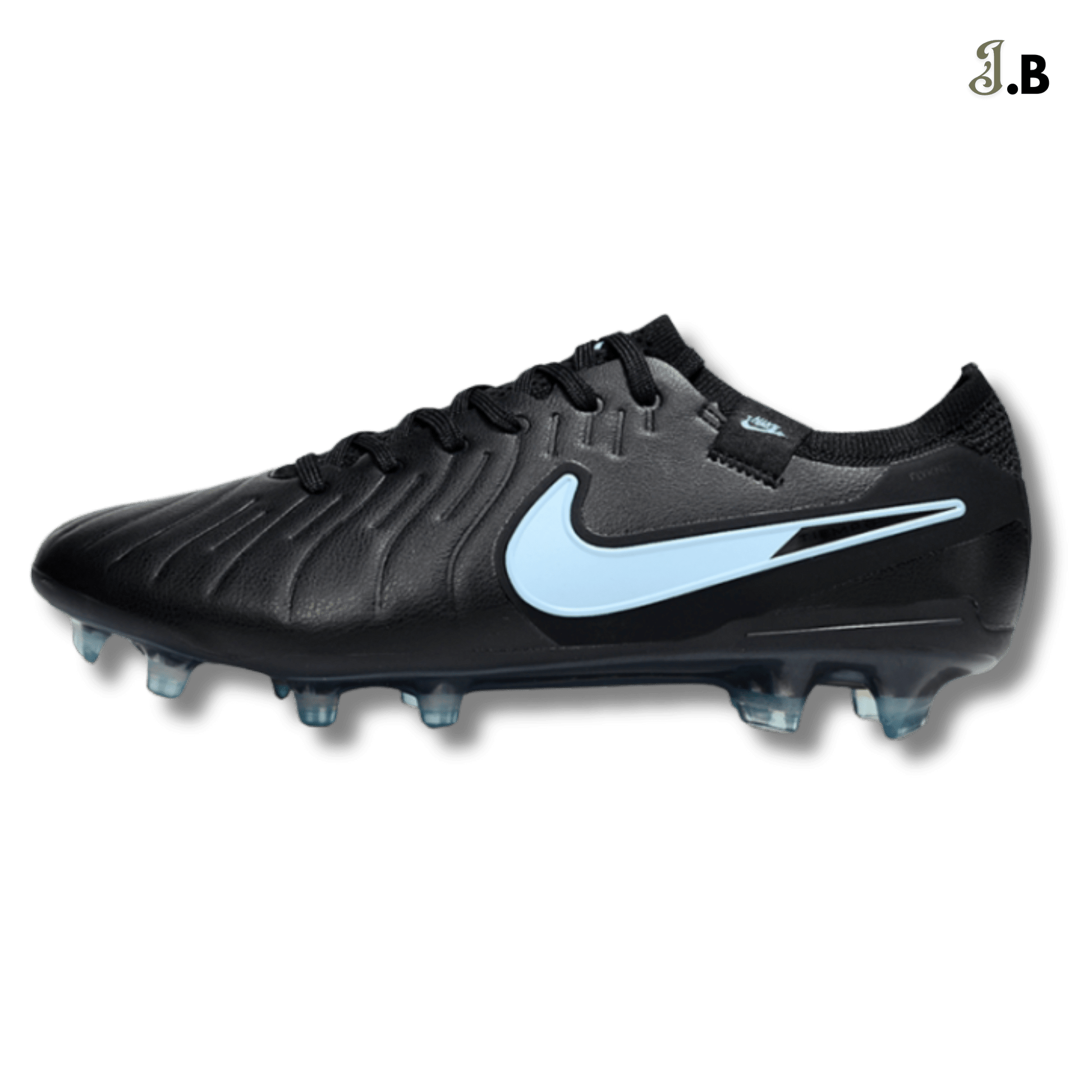 Nike Tiempo Legend Academy X Black/Light Blue TF Cleats - JogaBonito - Athletic Shoes