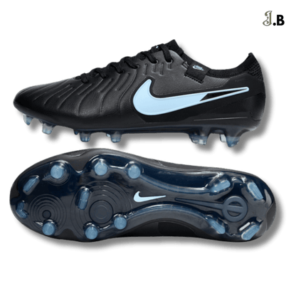 Nike Tiempo Legend Academy X Black/Light Blue TF Cleats - JogaBonito - Athletic Shoes