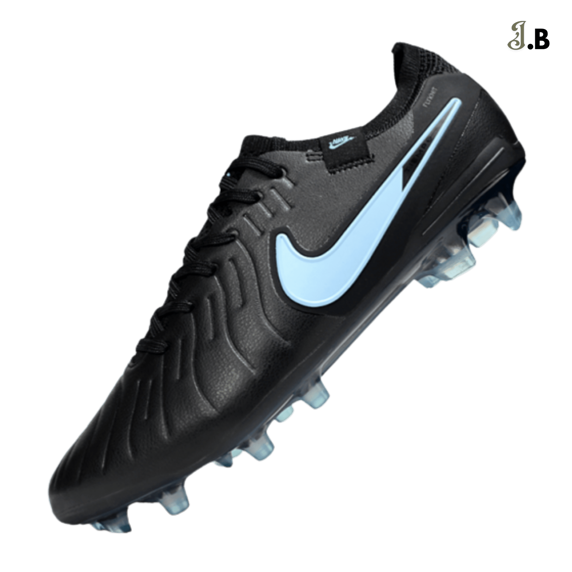 Nike Tiempo Legend Academy X Black/Light Blue TF Cleats - JogaBonito - Athletic Shoes