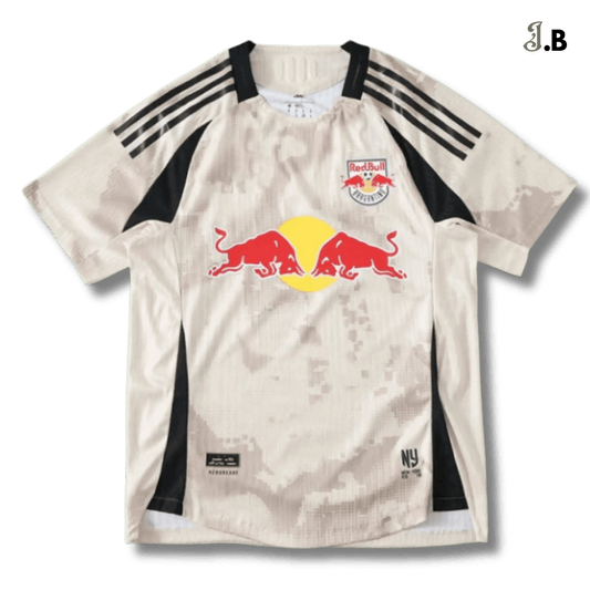 NY Red Bulls Cream Home Jersey - JogaBonito - Jersey