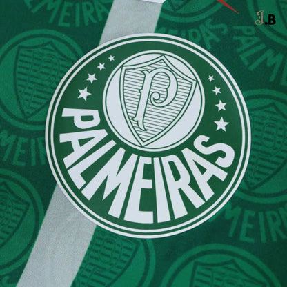 Palmeiras SP Vintage Green Reversible Windbreaker - JogaBonito - Jersey