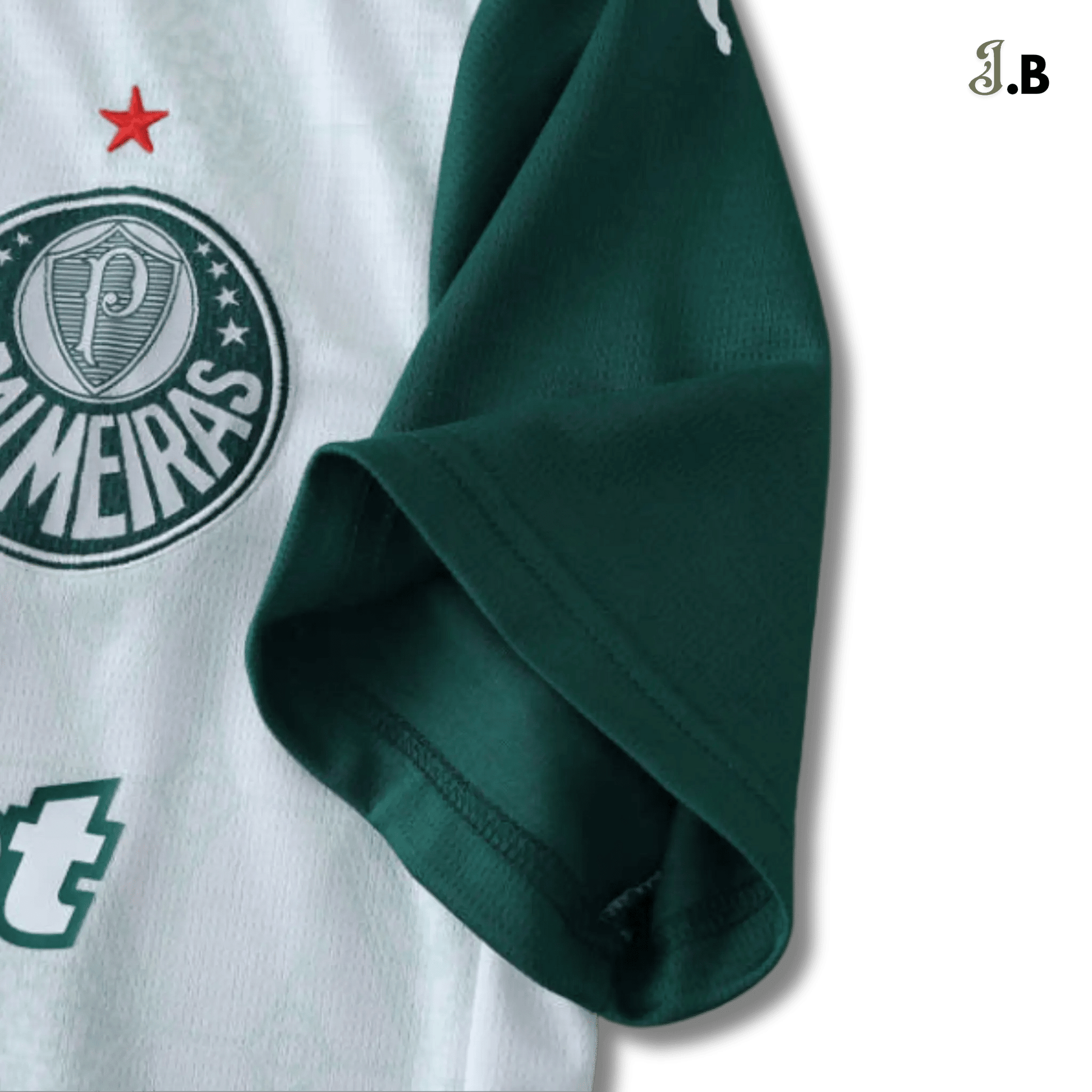 Palmeiras SP Vintage White Away Fan Jersey - JogaBonito - Jersey