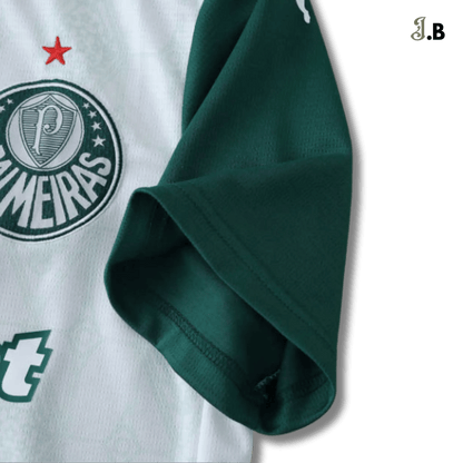 Palmeiras SP Vintage White Away Fan Jersey - JogaBonito - Jersey