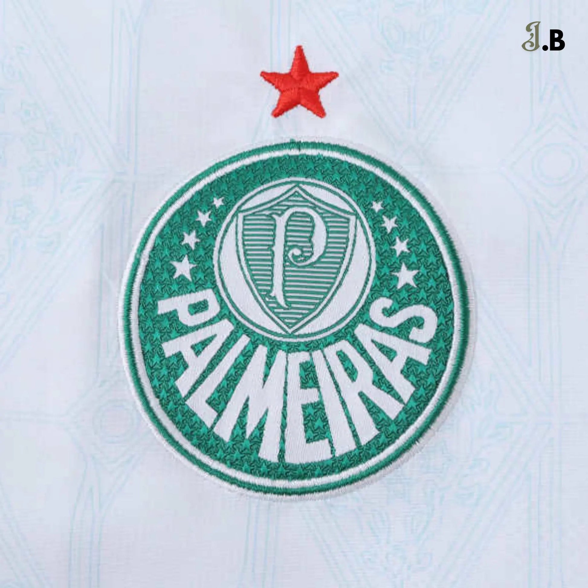 Palmeiras SP Vintage White Windbreaker - JogaBonito - Jersey