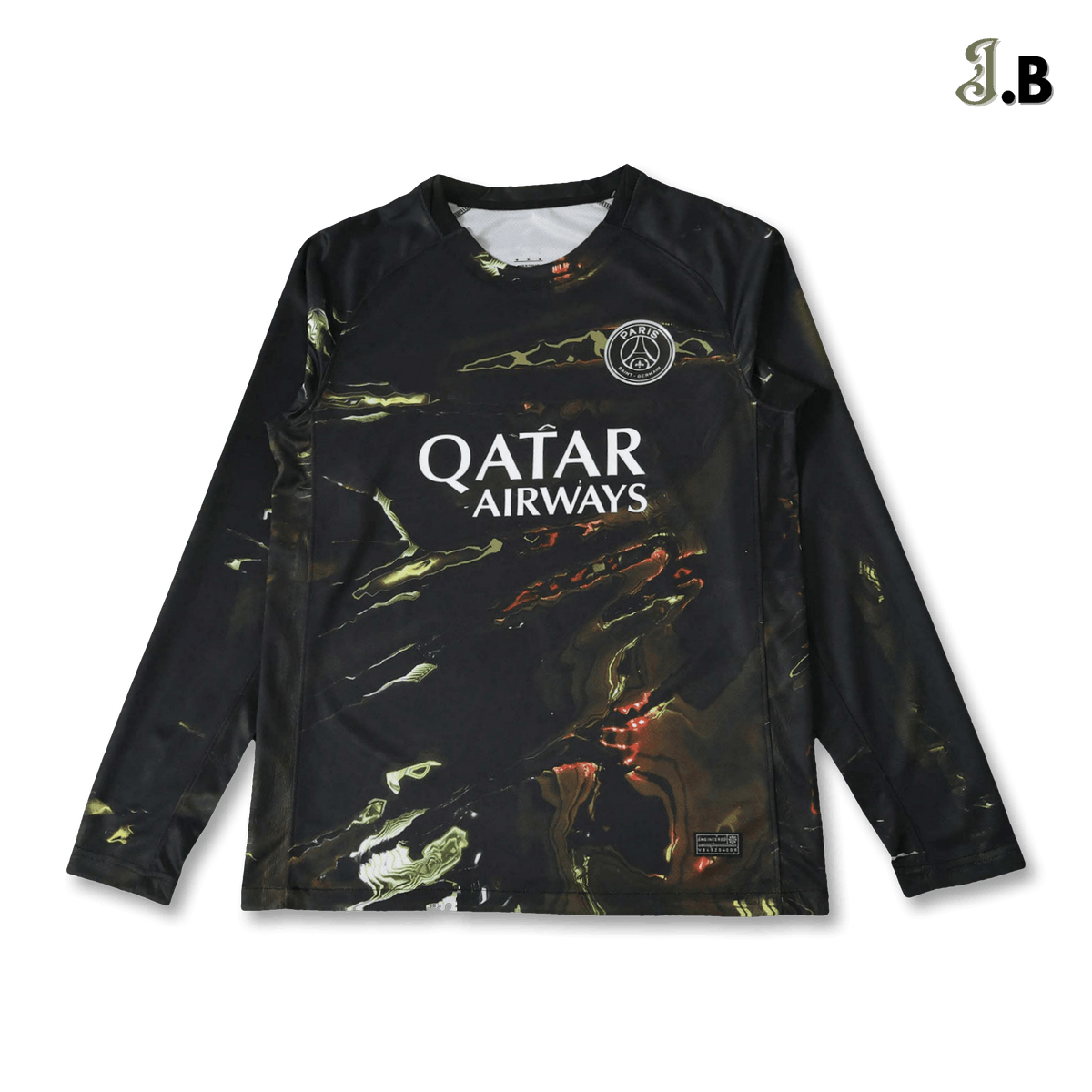 Paris Saint-Germain 25/26 BlackFan Long Sleeve Jersey - JogaBonito - Long Sleeve Jersey