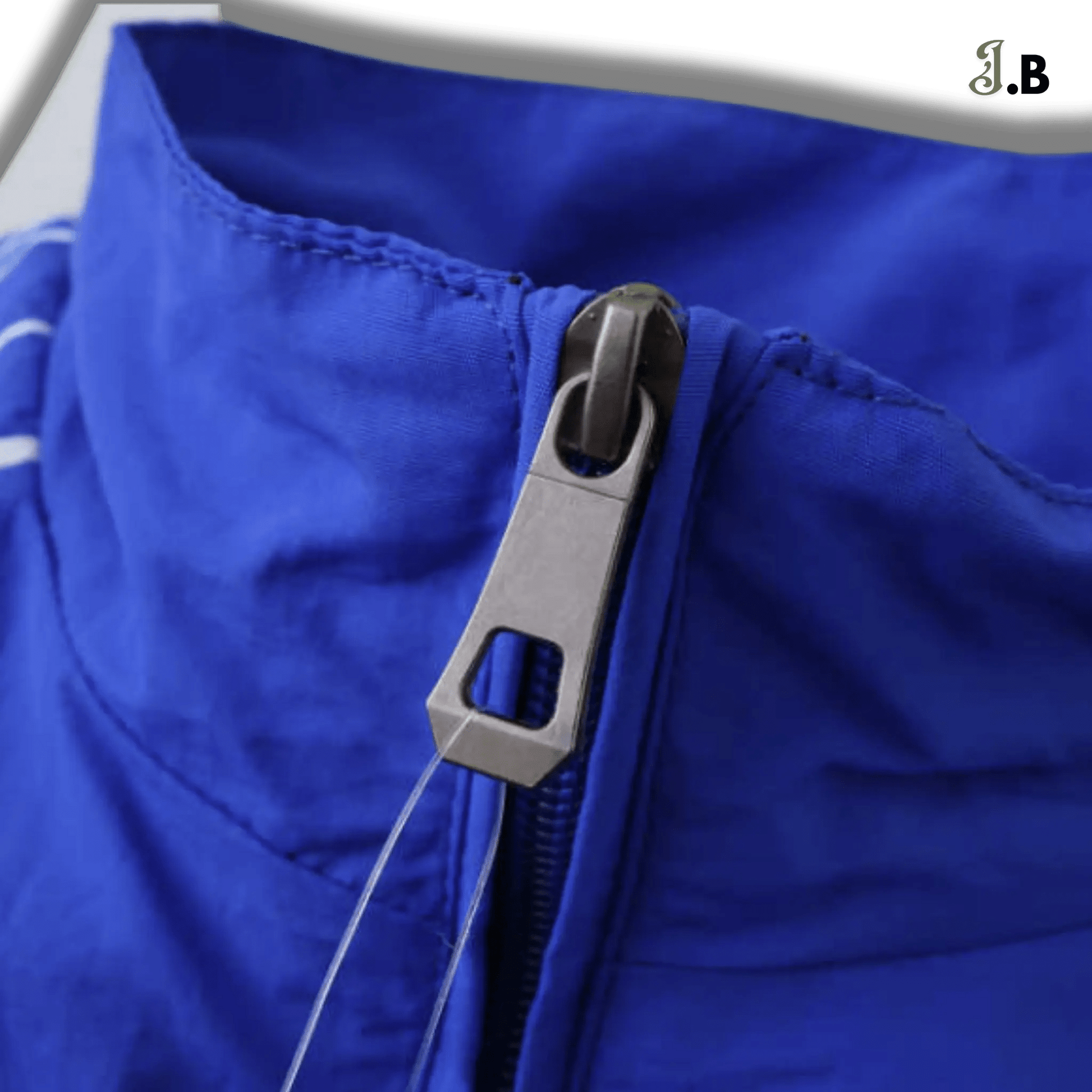 PSG Vintage Blue Training Windbreaker - JogaBonito - Jersey